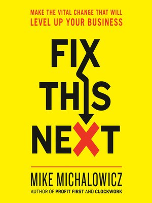 cover image of Fix This Next